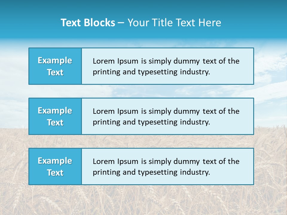 Colour Background Sunlight PowerPoint Template