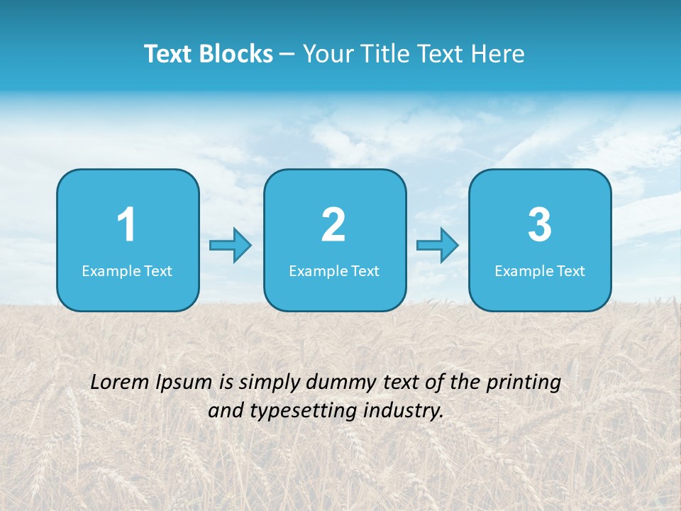 Colour Background Sunlight PowerPoint Template