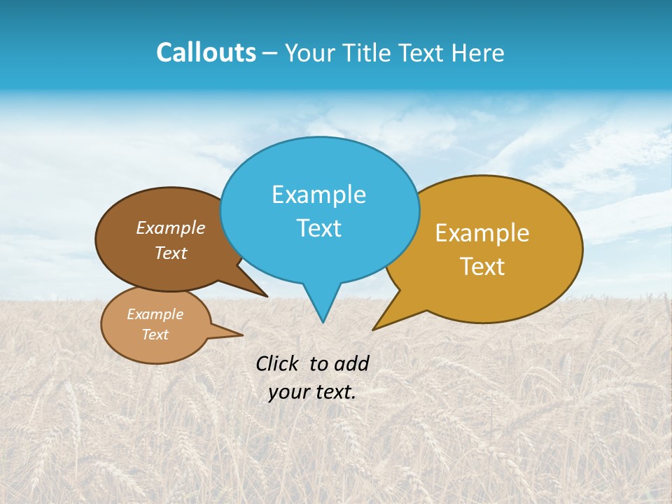 Colour Background Sunlight PowerPoint Template