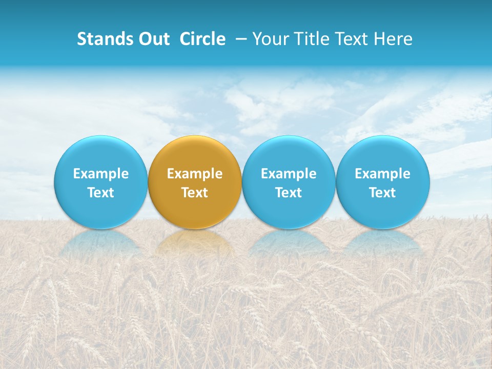 Colour Background Sunlight PowerPoint Template