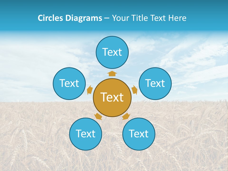 Colour Background Sunlight PowerPoint Template