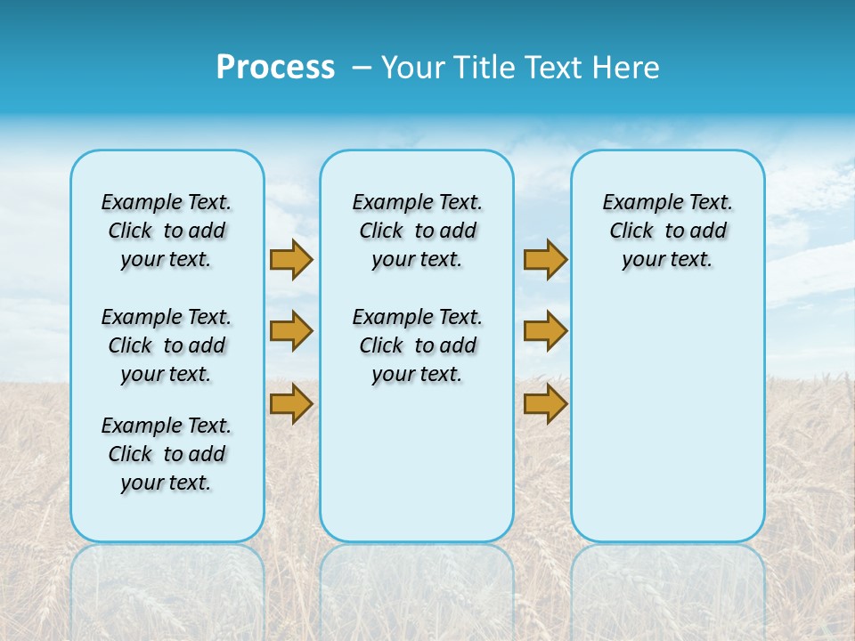 Colour Background Sunlight PowerPoint Template