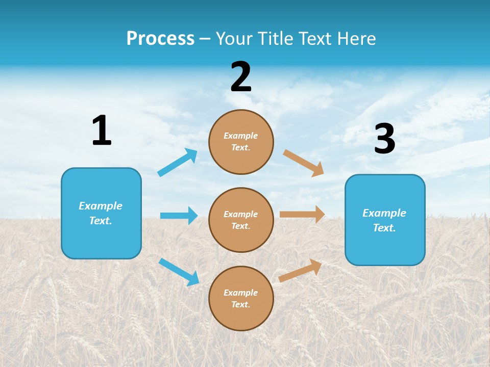 Colour Background Sunlight PowerPoint Template