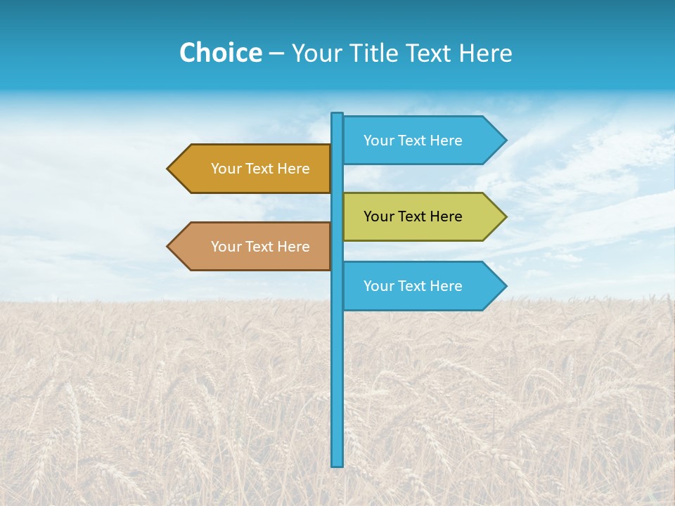 Colour Background Sunlight PowerPoint Template