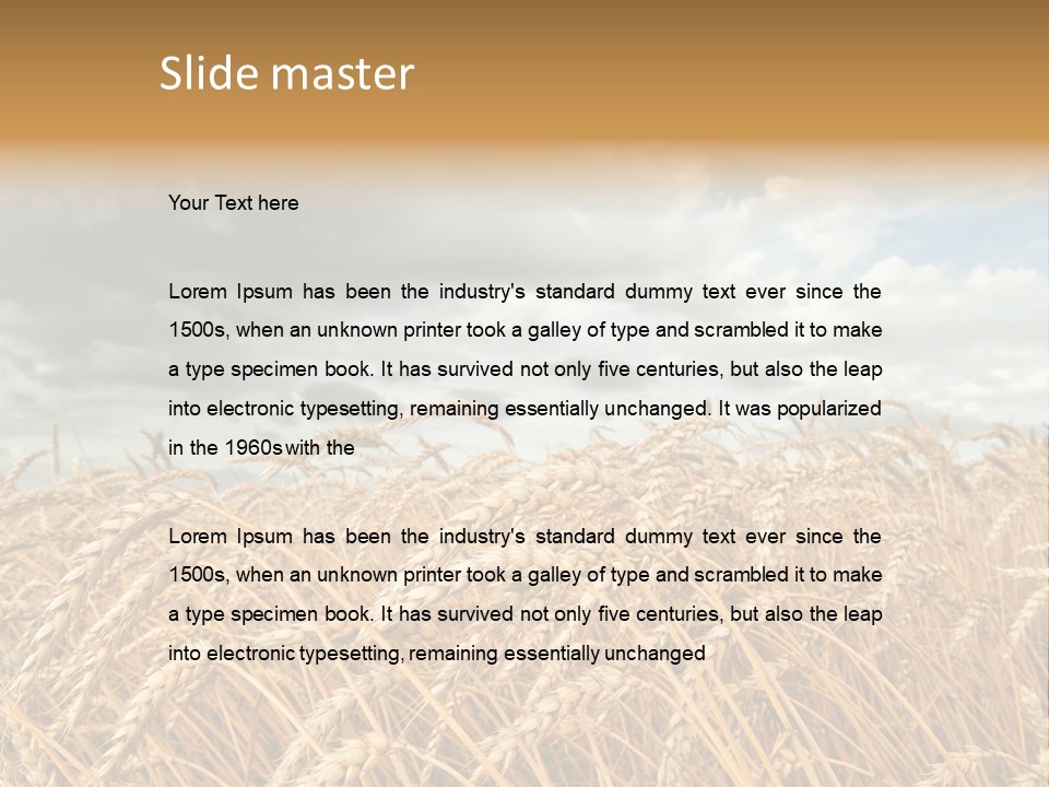 Farm Summer Barn PowerPoint Template