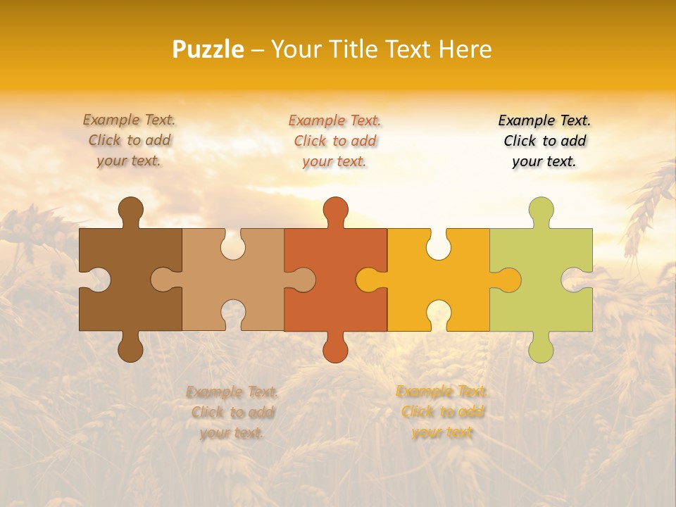 Field Light Bright PowerPoint Template