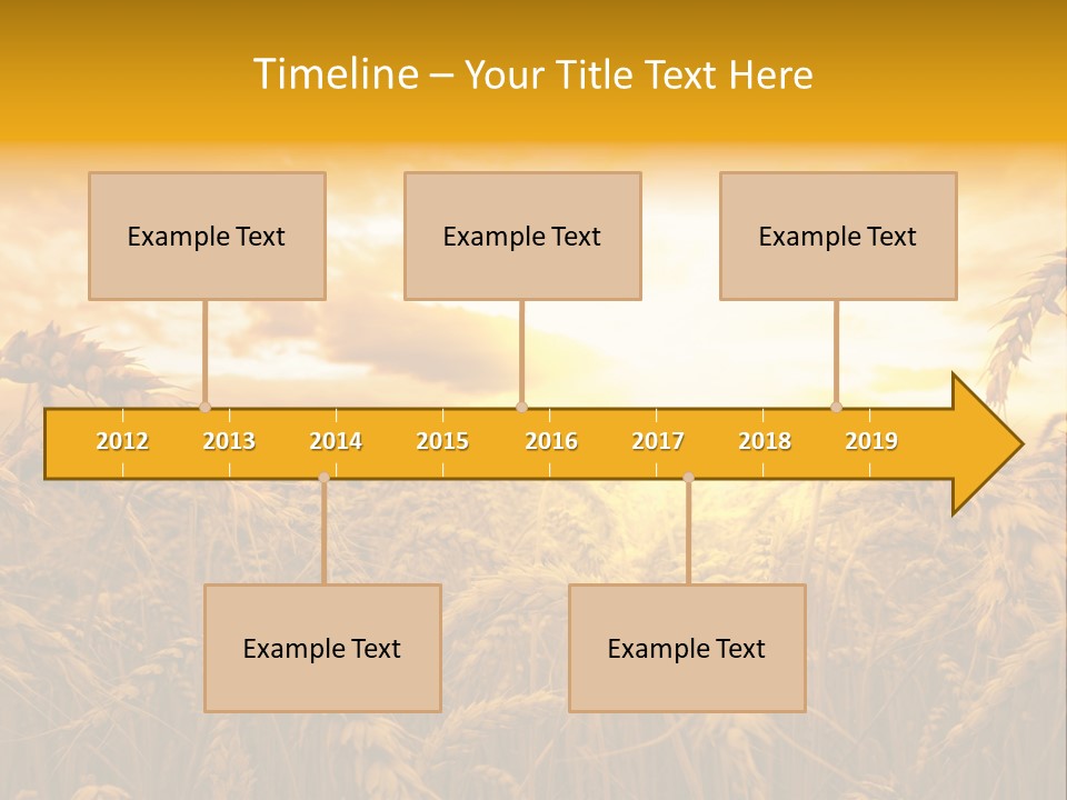 Field Light Bright PowerPoint Template