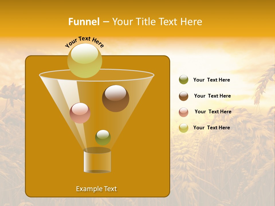 Field Light Bright PowerPoint Template