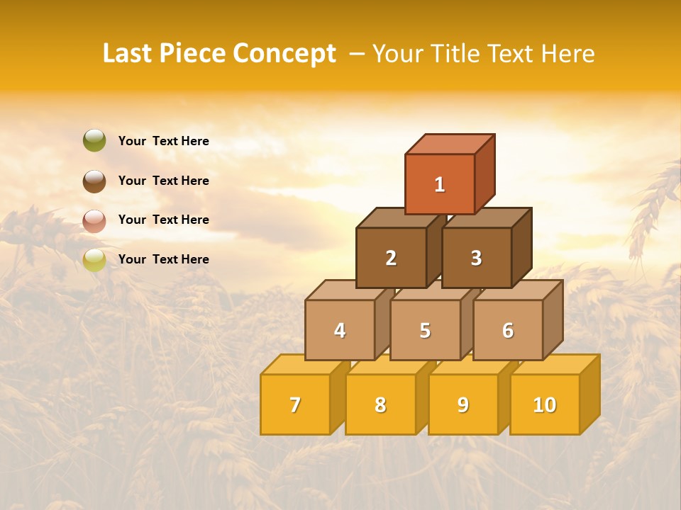 Field Light Bright PowerPoint Template