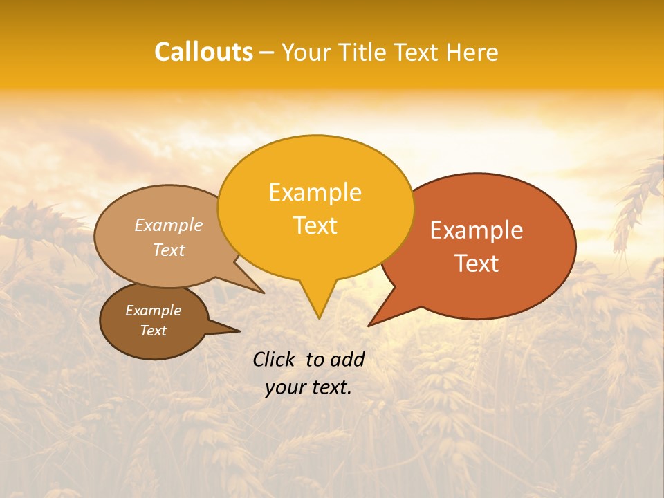 Field Light Bright PowerPoint Template