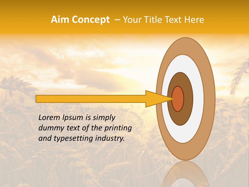 Field Light Bright PowerPoint Template