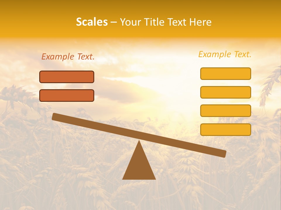 Field Light Bright PowerPoint Template