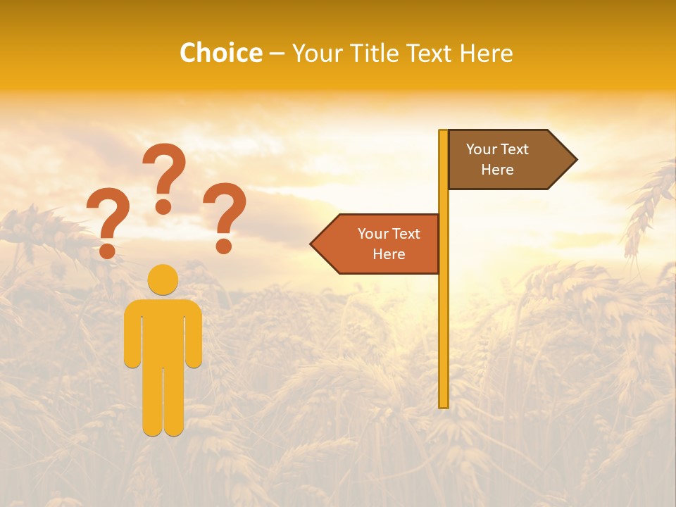Field Light Bright PowerPoint Template