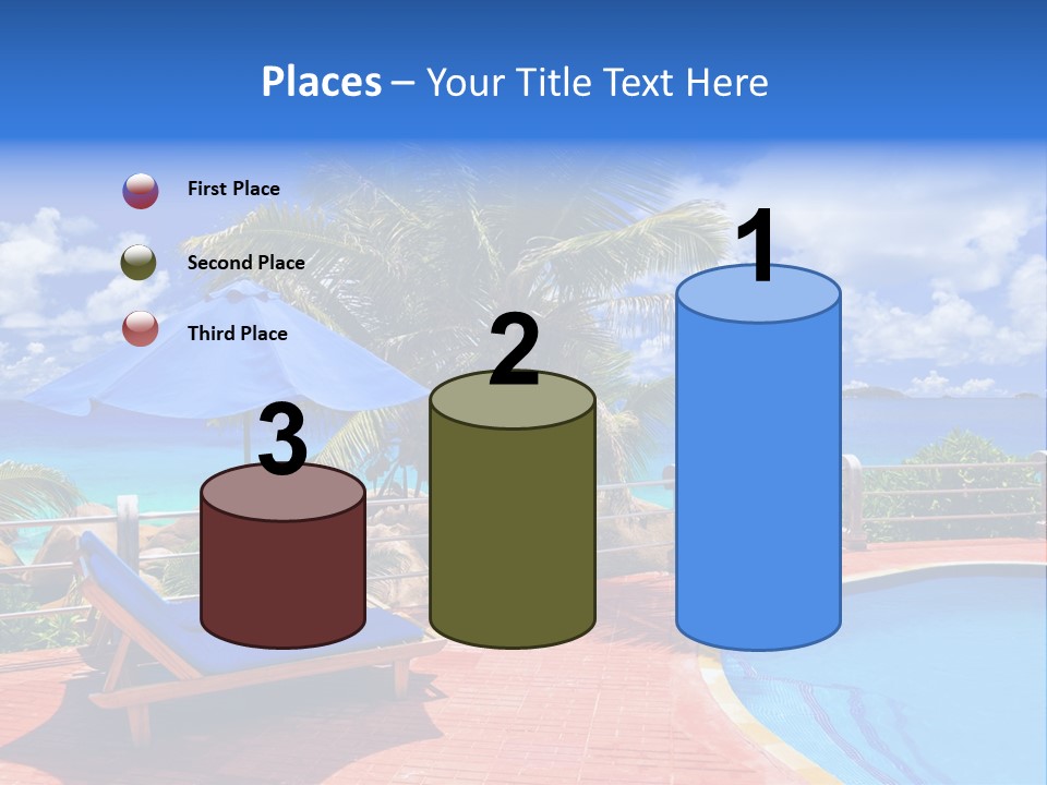 Paradise Landscape Chair PowerPoint Template