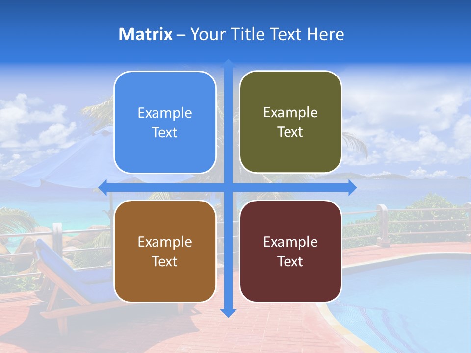 Paradise Landscape Chair PowerPoint Template