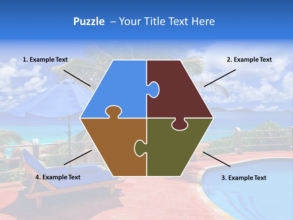 Paradise Landscape Chair PowerPoint Template