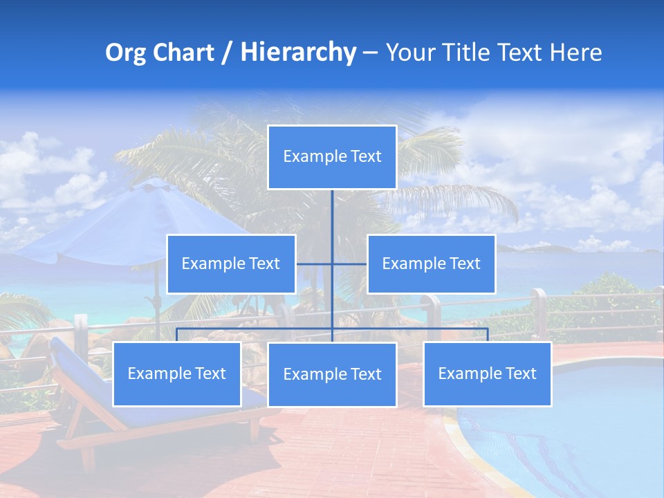 Paradise Landscape Chair PowerPoint Template