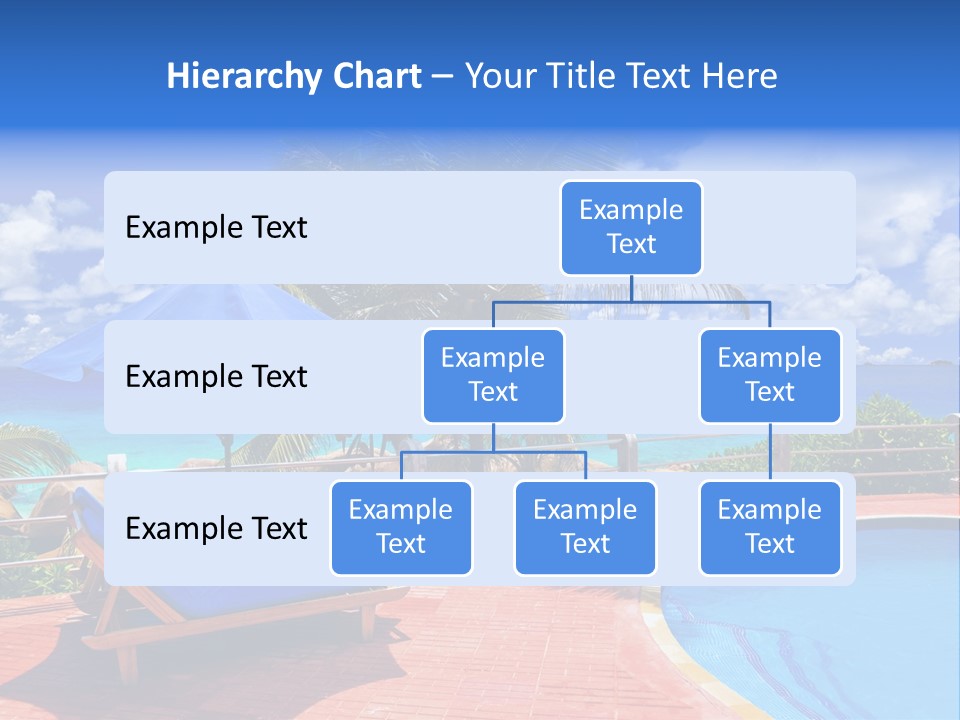 Paradise Landscape Chair PowerPoint Template