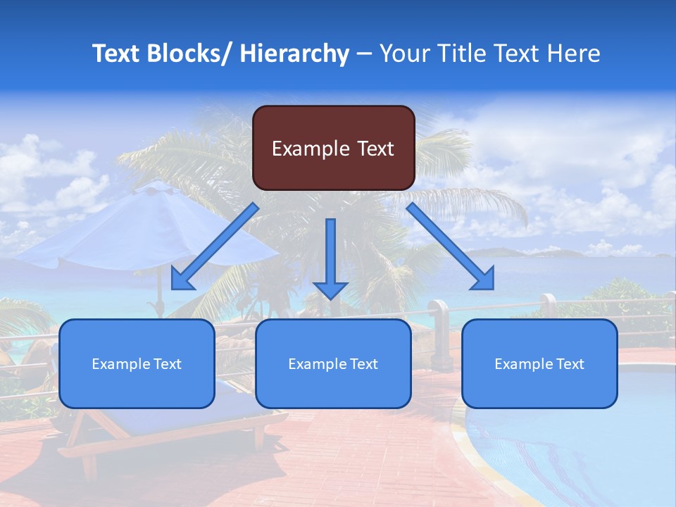 Paradise Landscape Chair PowerPoint Template