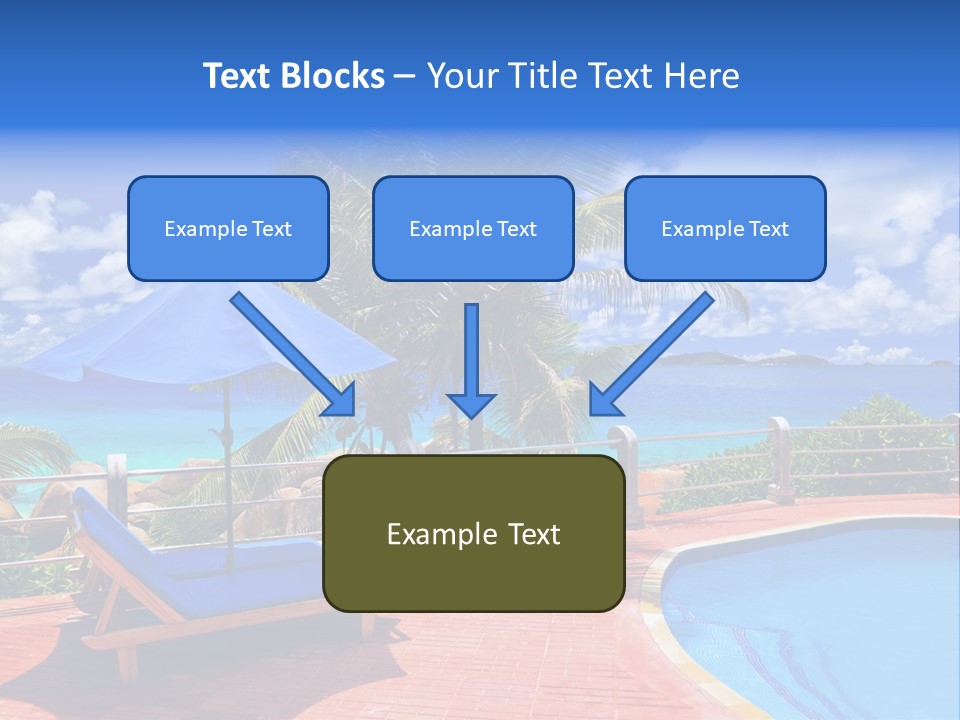 Paradise Landscape Chair PowerPoint Template