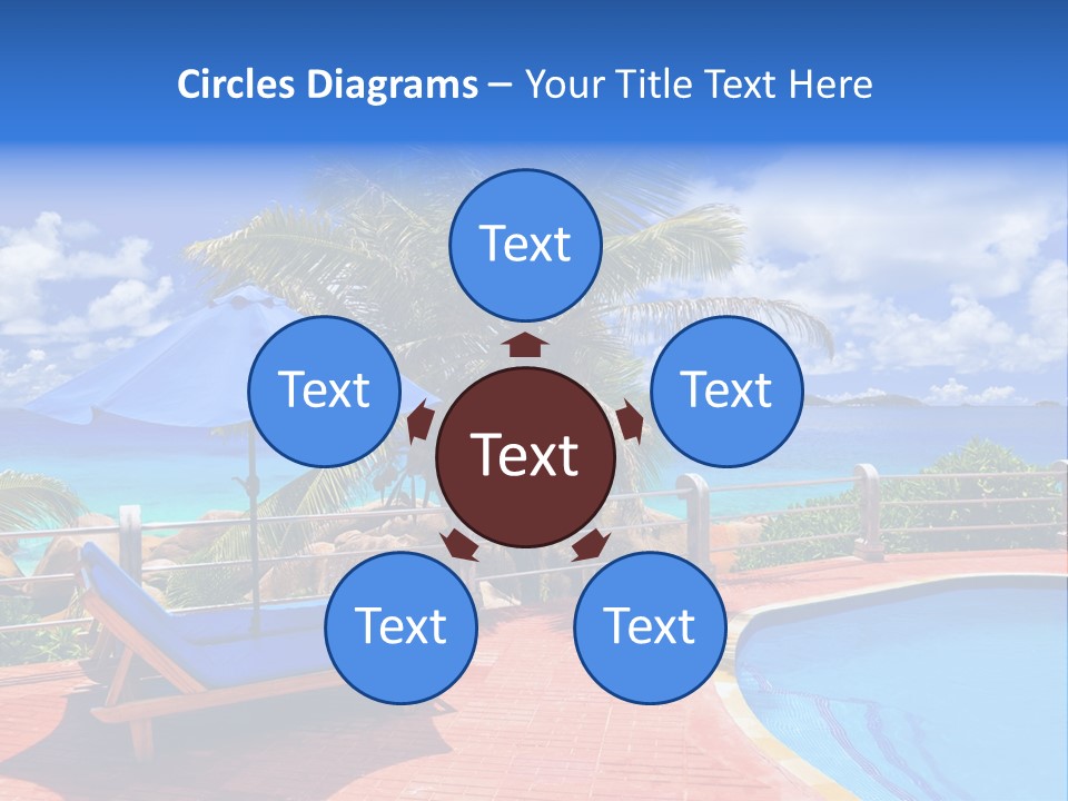 Paradise Landscape Chair PowerPoint Template