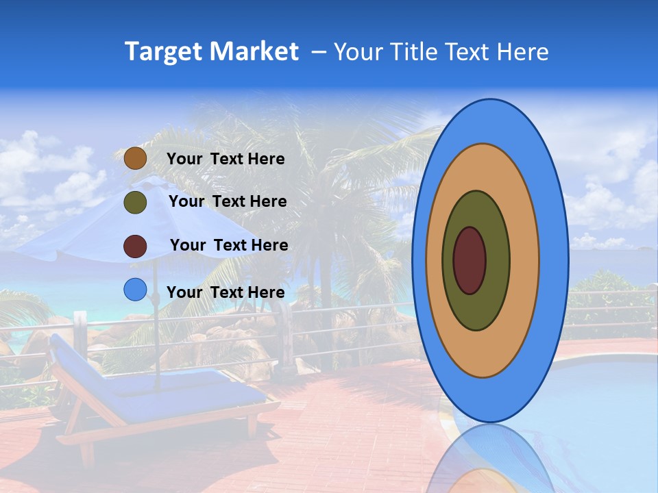 Paradise Landscape Chair PowerPoint Template