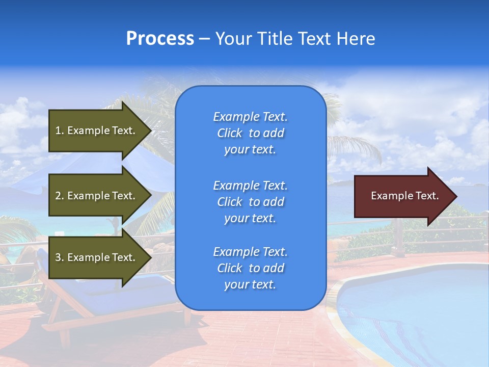 Paradise Landscape Chair PowerPoint Template