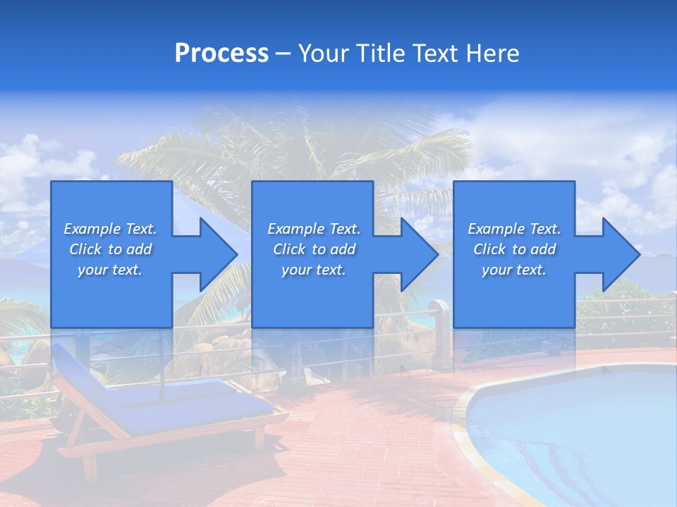 Paradise Landscape Chair PowerPoint Template