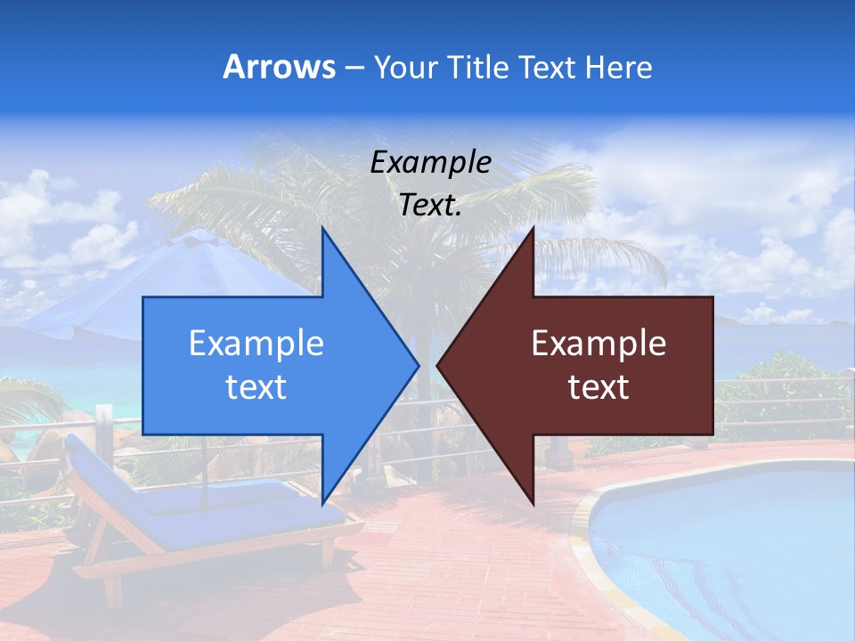Paradise Landscape Chair PowerPoint Template