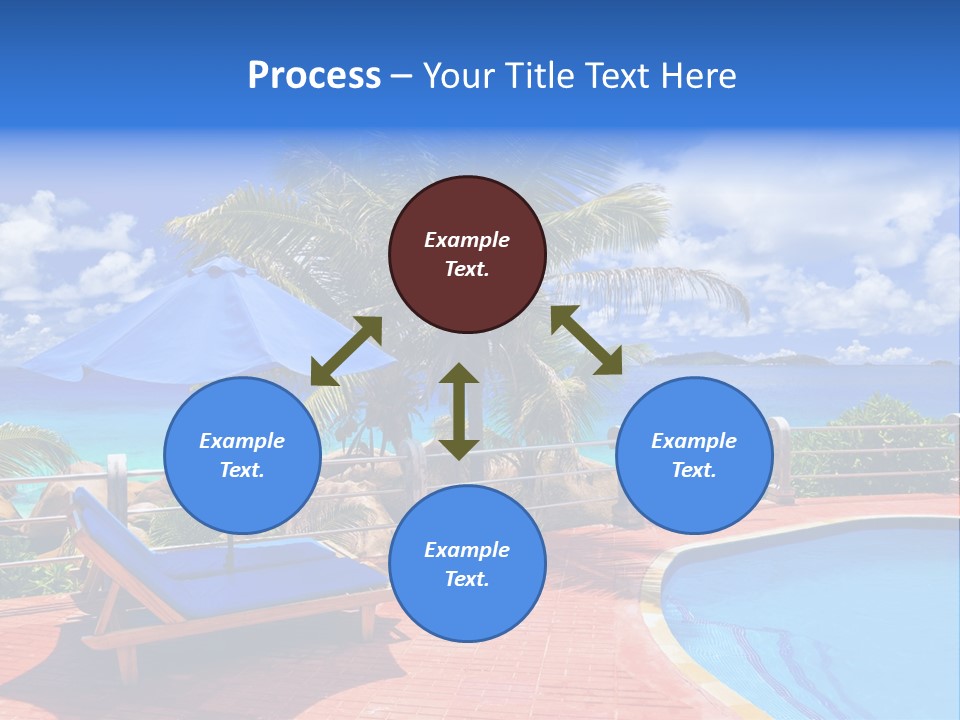 Paradise Landscape Chair PowerPoint Template