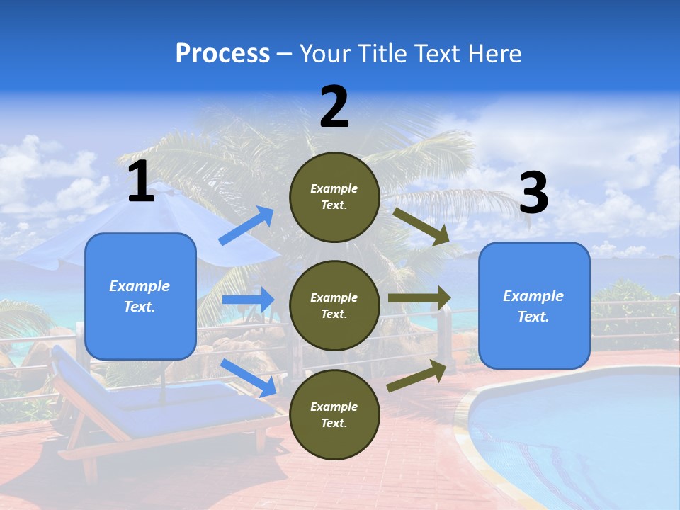 Paradise Landscape Chair PowerPoint Template