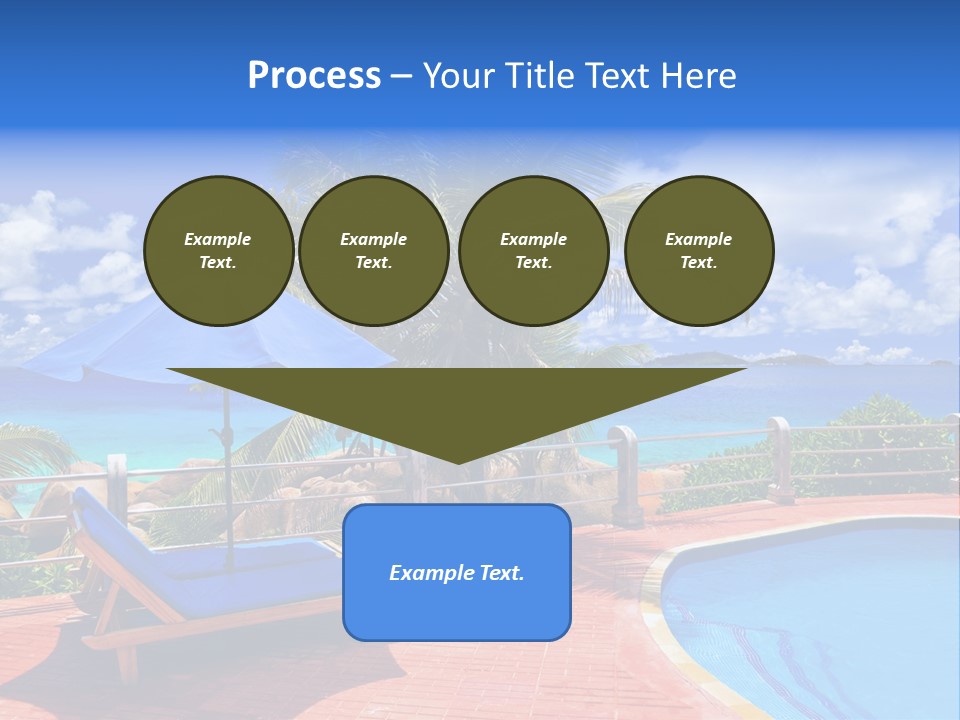 Paradise Landscape Chair PowerPoint Template