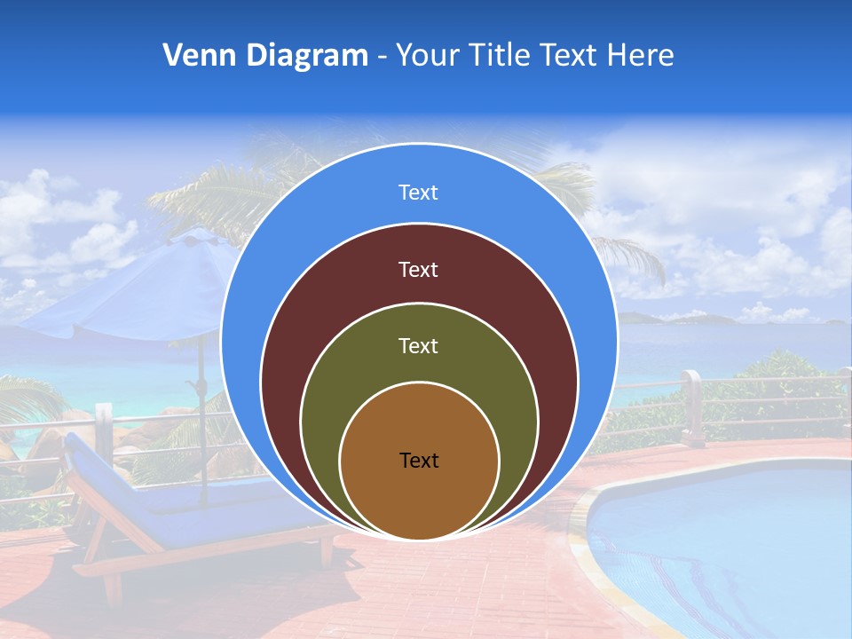 Paradise Landscape Chair PowerPoint Template