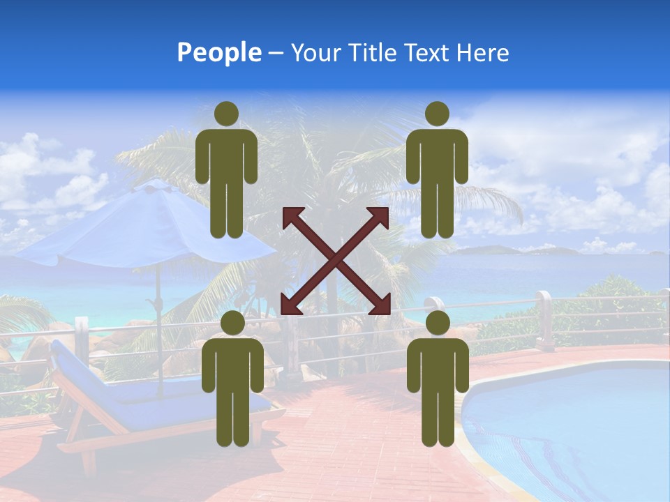 Paradise Landscape Chair PowerPoint Template