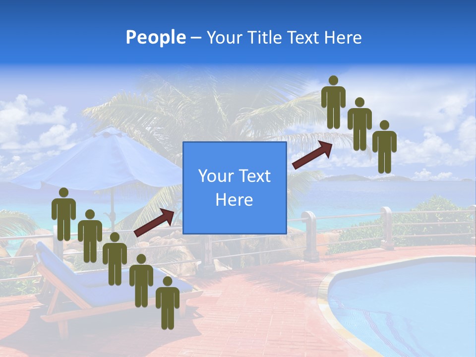 Paradise Landscape Chair PowerPoint Template