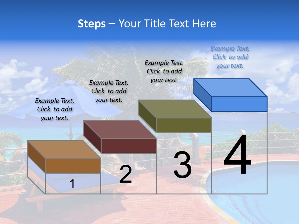 Paradise Landscape Chair PowerPoint Template