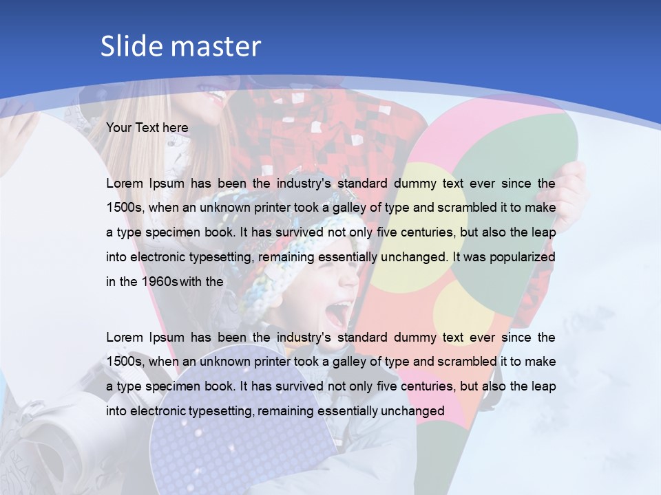 Child Man Together PowerPoint Template