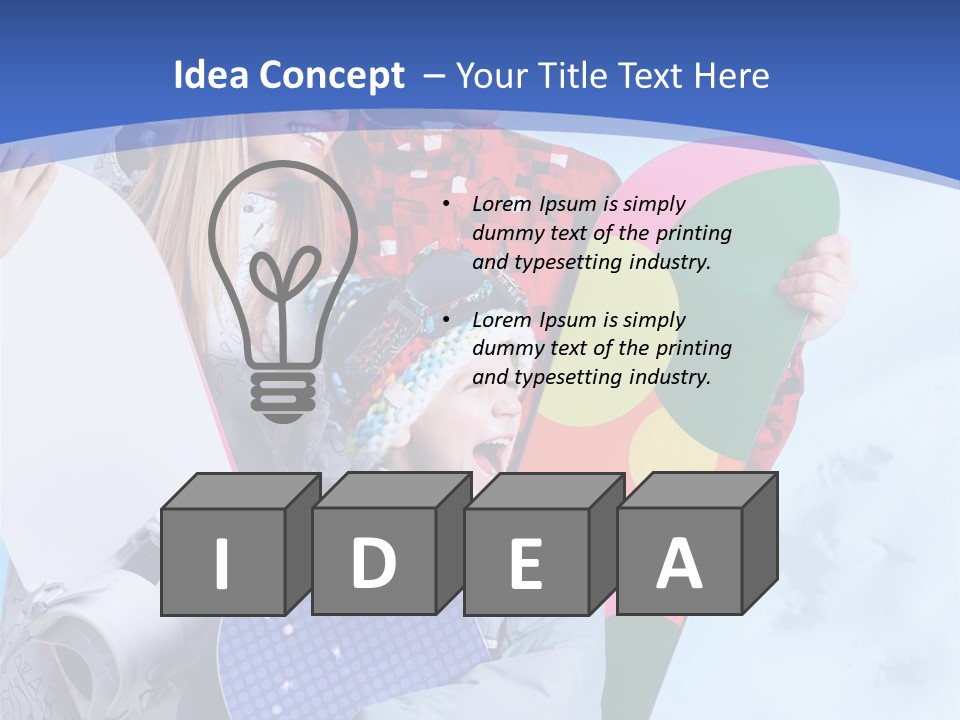 Child Man Together PowerPoint Template