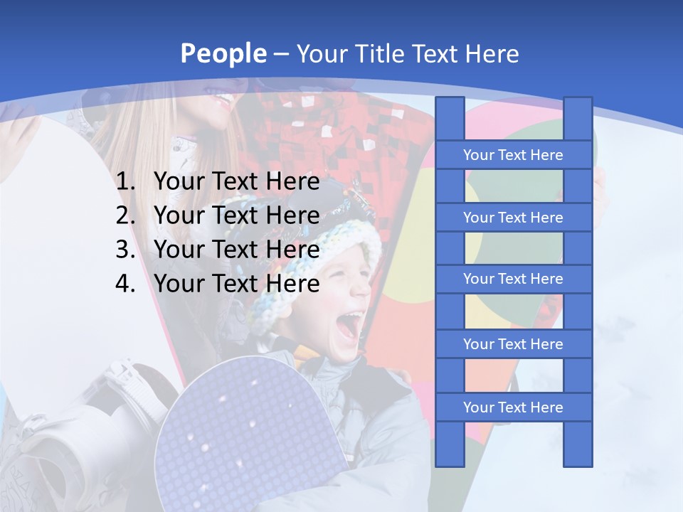 Child Man Together PowerPoint Template