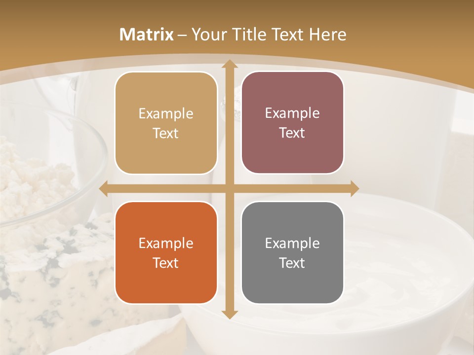 Swiss Jug Cottage Cheese PowerPoint Template