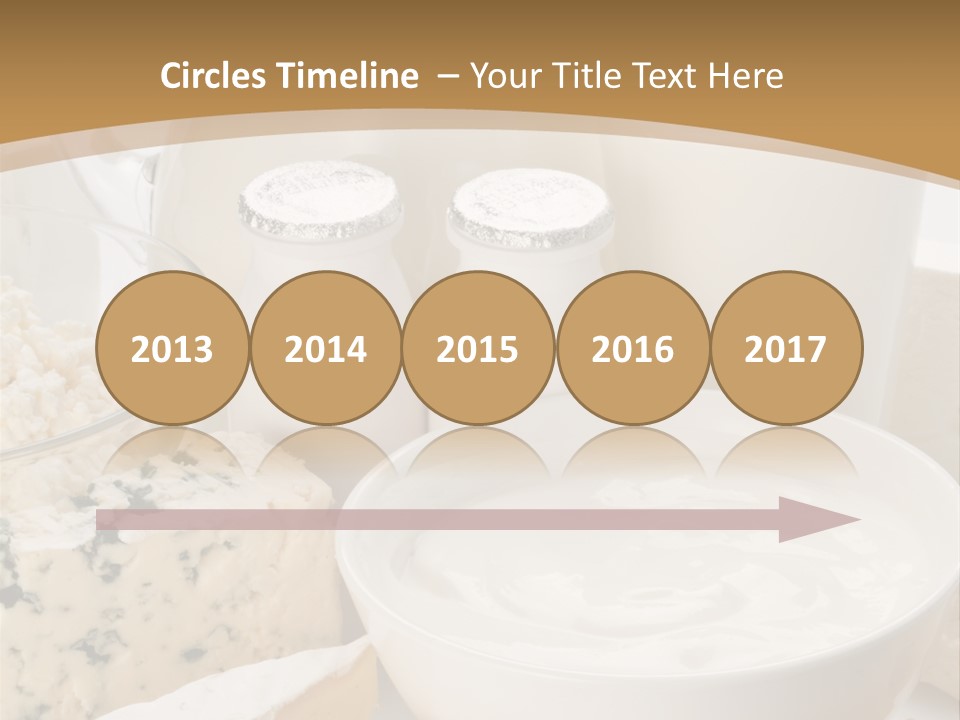 Swiss Jug Cottage Cheese PowerPoint Template