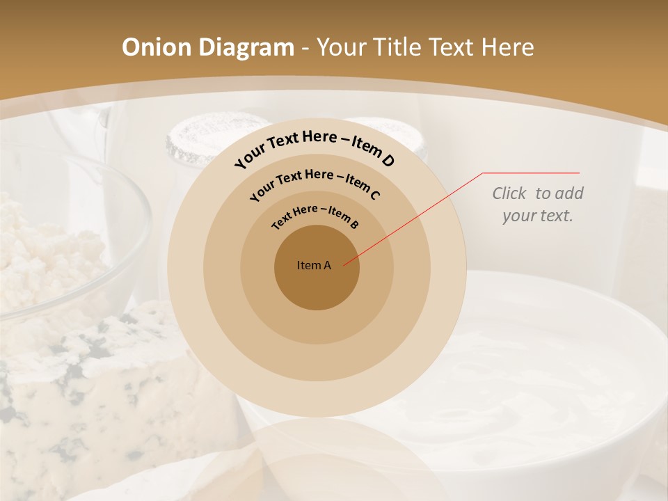 Swiss Jug Cottage Cheese PowerPoint Template