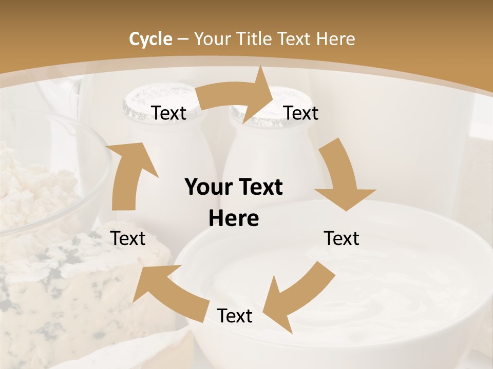 Swiss Jug Cottage Cheese PowerPoint Template