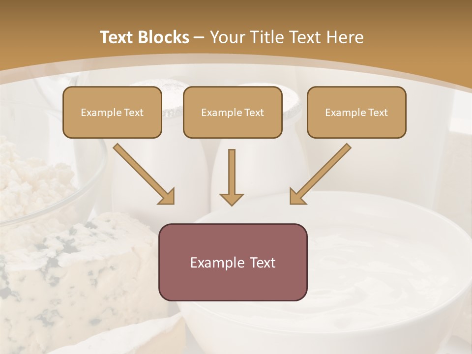 Swiss Jug Cottage Cheese PowerPoint Template