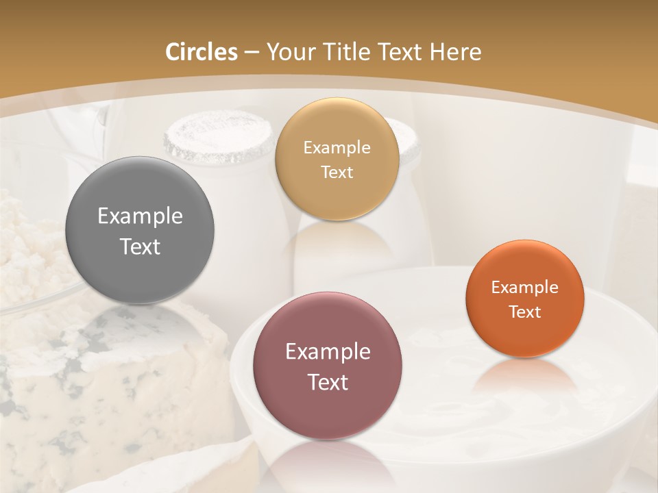 Swiss Jug Cottage Cheese PowerPoint Template