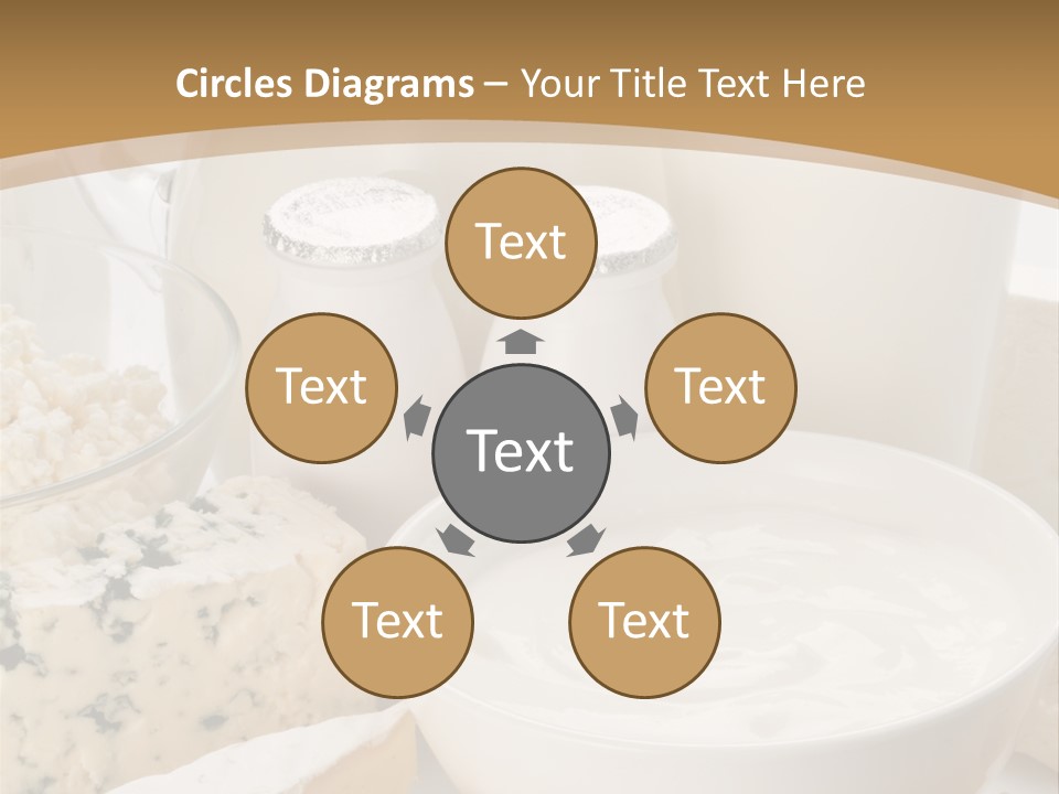 Swiss Jug Cottage Cheese PowerPoint Template