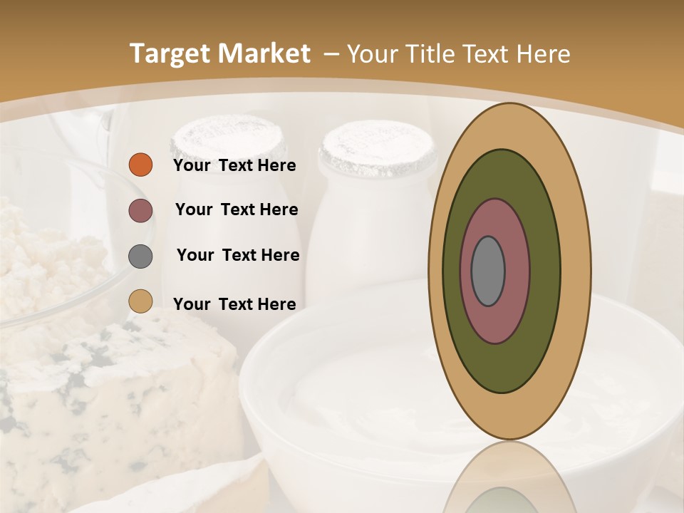 Swiss Jug Cottage Cheese PowerPoint Template