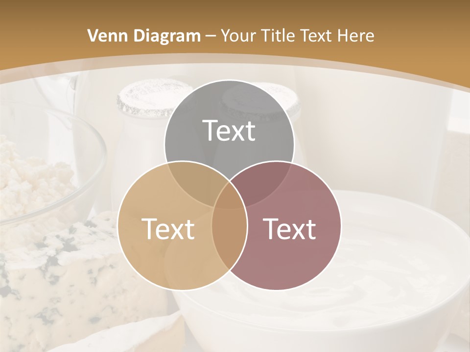 Swiss Jug Cottage Cheese PowerPoint Template