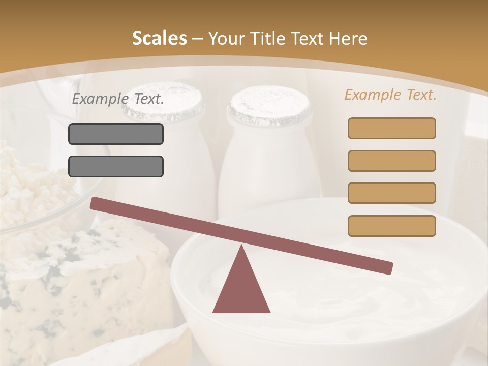 Swiss Jug Cottage Cheese PowerPoint Template