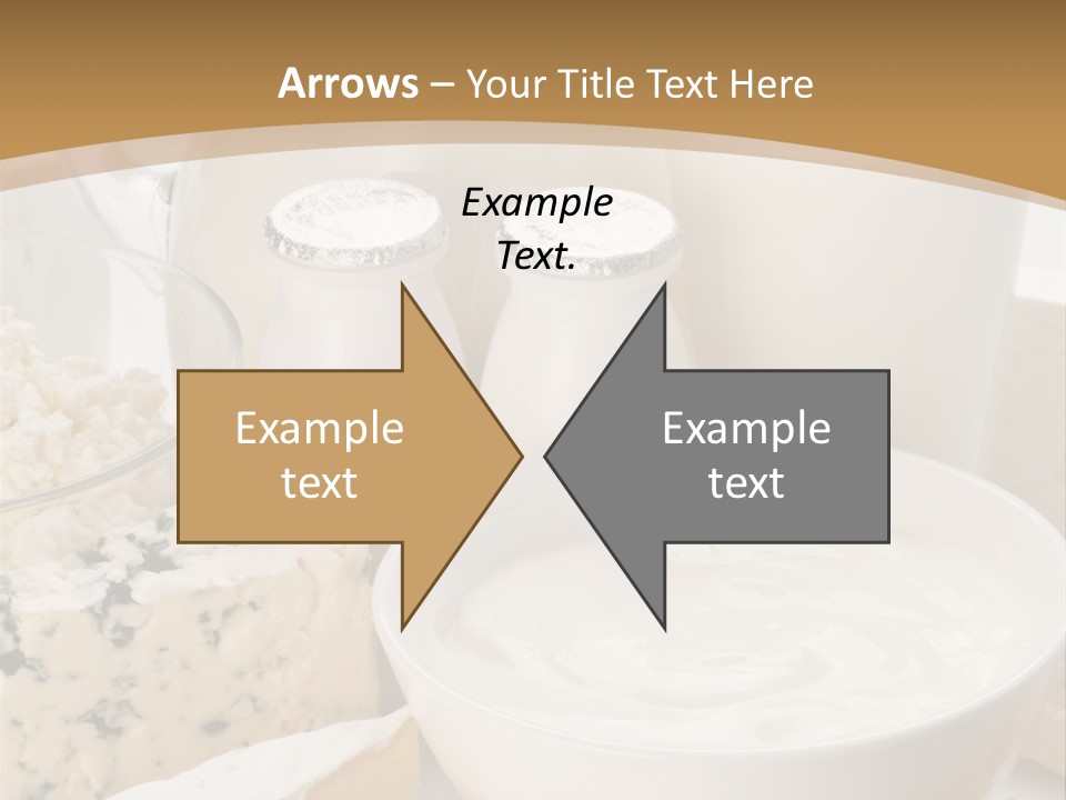 Swiss Jug Cottage Cheese PowerPoint Template